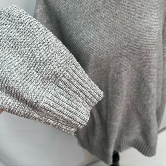 𝅺madewell Grey Long Sleeve Texturework Crewneck Sweater Size L - Picture 7 of 11